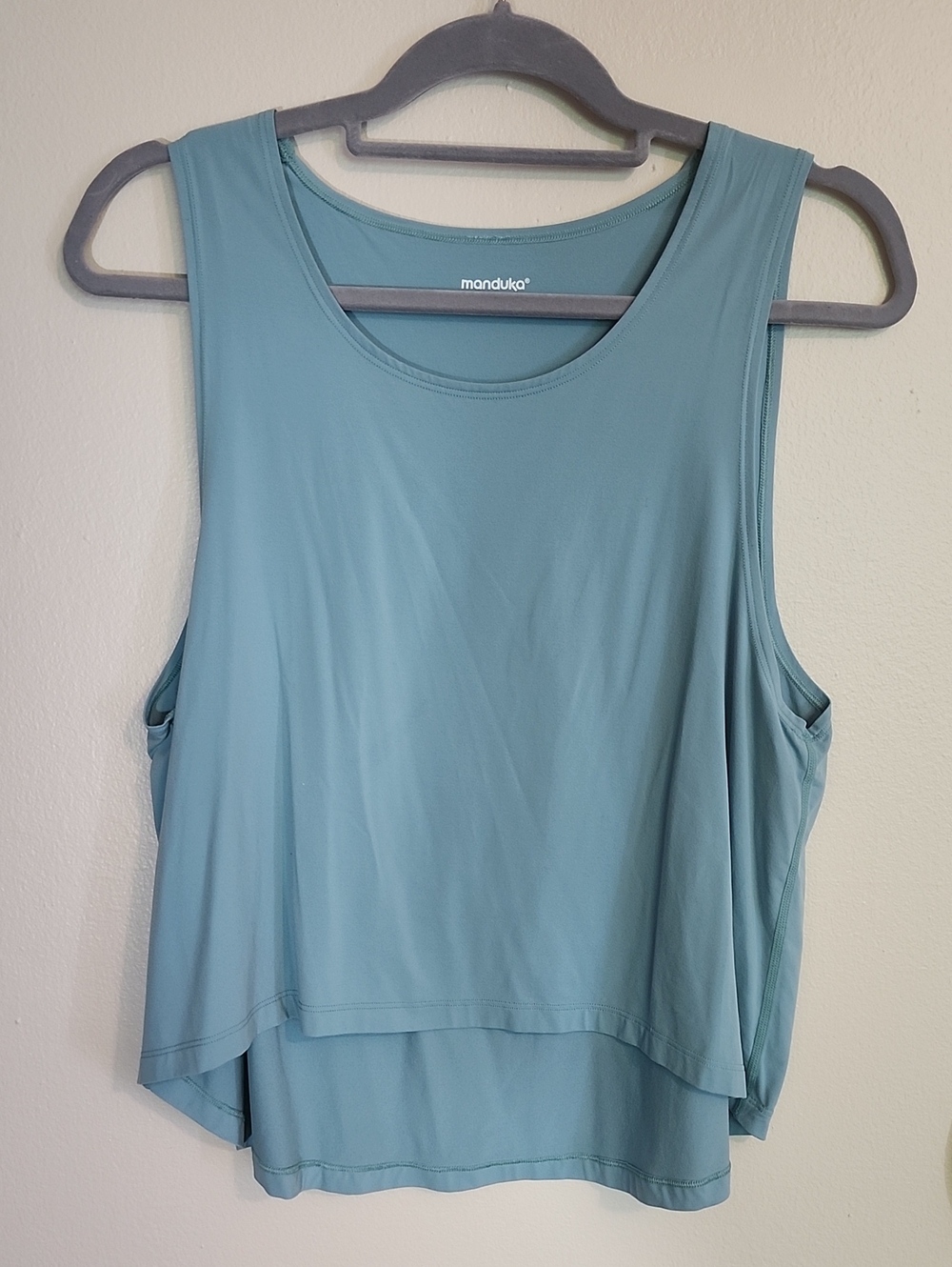 Manduka Women's Root to Rise Tank - Tropical Surf/Size Large